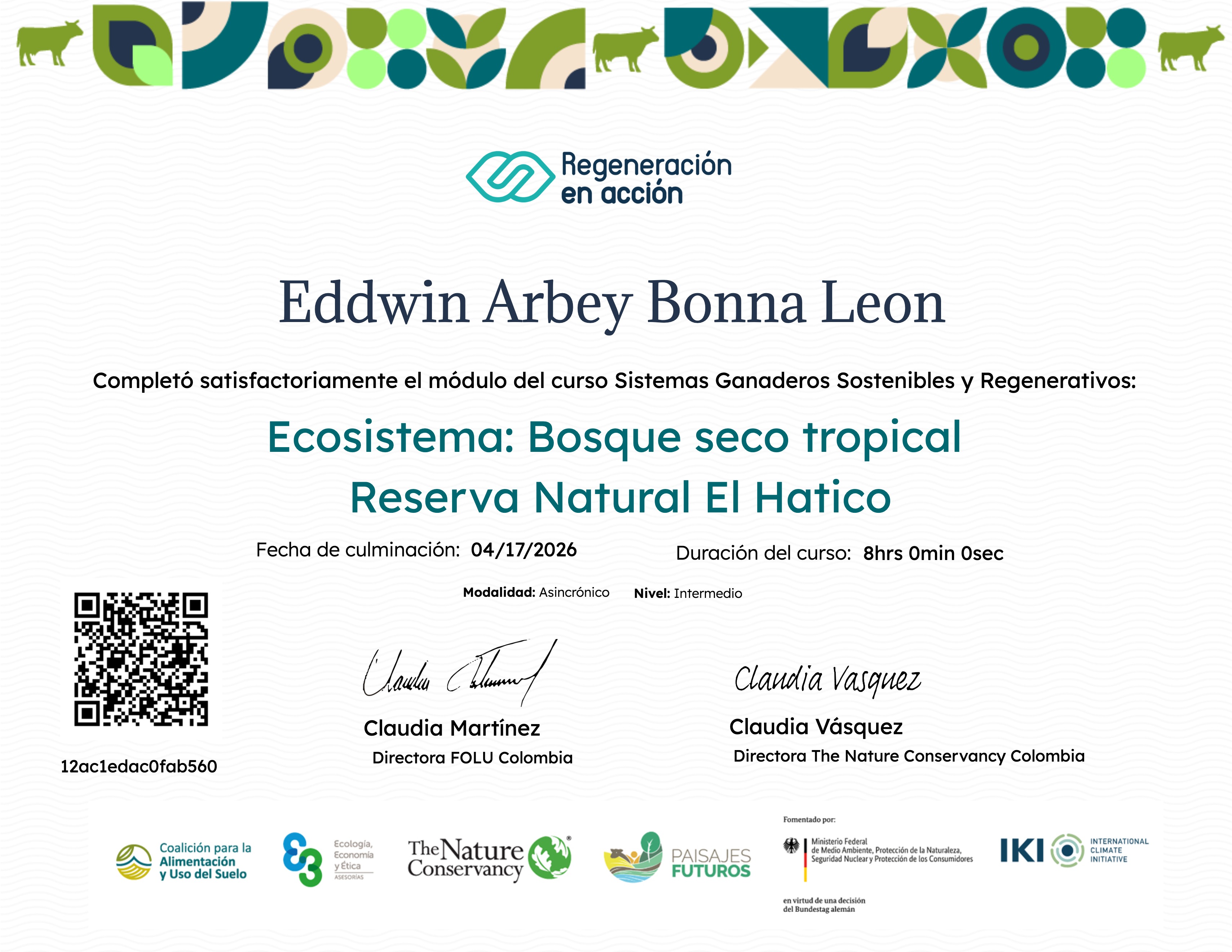 Ecosistema: Bosque seco tropical - Reserva Natural El Hatico