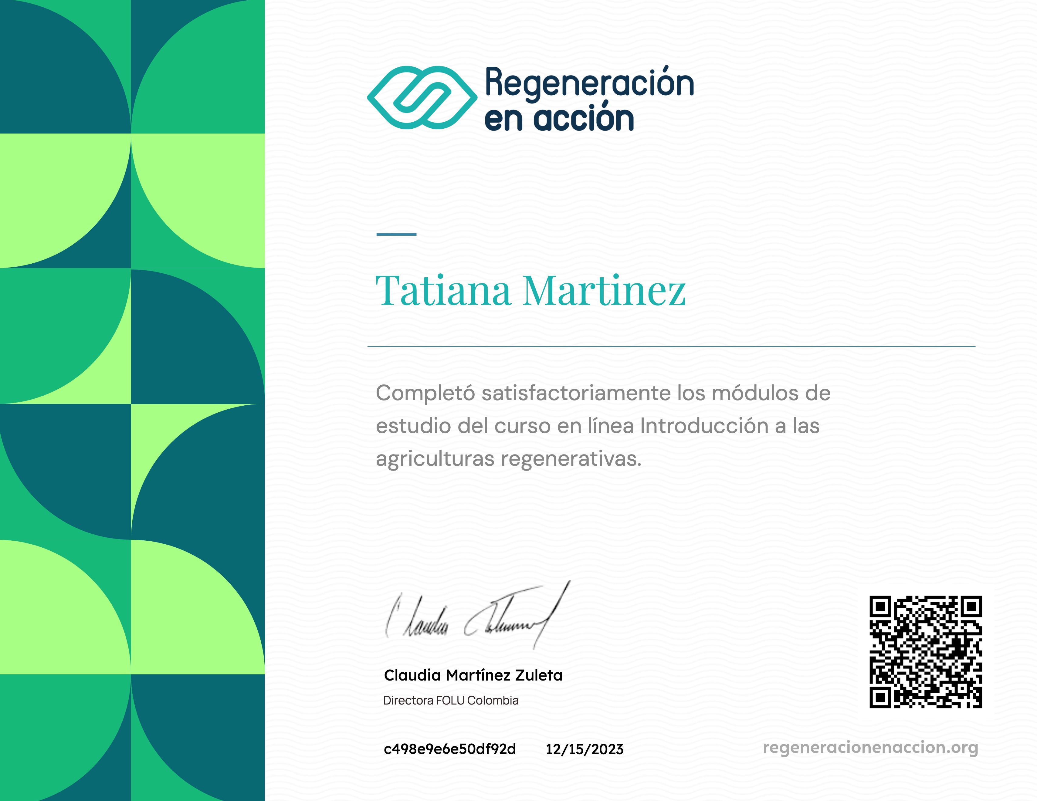 Curso Introducción a las agriculturas regenerativas